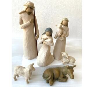 Willow Tree Nativity Figure Set by Susan Lordi for Demdaco. Lot of 6